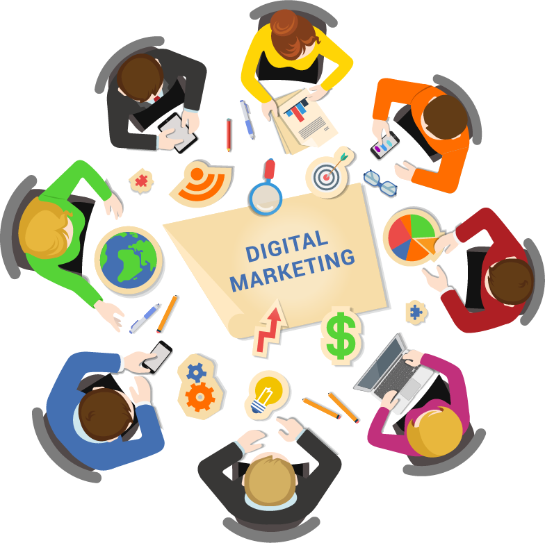 Digital Marketing Agency Leander TX team working on marketing strategy